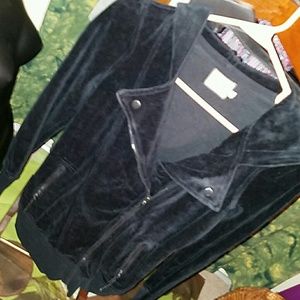 Juicy Couture Velour Long Motor Hoodie